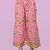 Peach color georgette fabric ethnic ceremonial sophisticated girlie kurta set