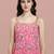 Pink color georgette fabric ethnic ceremonial sophisticated girlie kurta set