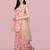 Pink color georgette fabric ethnic ceremonial sophisticated girlie kurta set