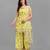 Yellow color georgette fabric ethnic ceremonial sophisticated girlie kurta set