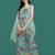 Blue color georgette fabric ethnic ceremonial sophisticated girlie kurta set