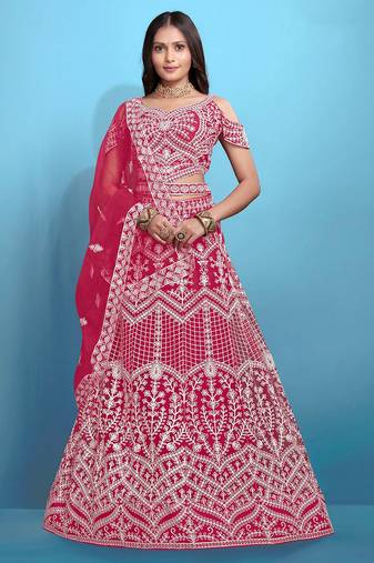 Pink Color Beautiful Bridesmaid Lehenga For Ceremonial Looks