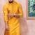 Yellow color graceful partywear kurta payjama for mens ceremonial looks