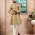 Chikoo color graceful partywear kurta payjama for mens ceremonial looks
