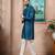 Teal color graceful partywear kurta payjama for mens ceremonial looks