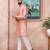 Pink color graceful partywear kurta payjama for mens ceremonial looks