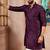 Wine color graceful partywear kurta payjama for mens ceremonial looks