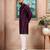 Wine color graceful partywear kurta payjama for mens ceremonial looks