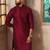 Maroon color graceful partywear kurta payjama for mens ceremonial looks