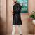 Black color graceful partywear kurta payjama for mens ceremonial looks