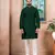 Green color graceful partywear kurta payjama for mens ceremonial looks