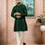 Green color graceful partywear kurta payjama for mens ceremonial looks