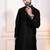 Black color designer embroidery work ceremonial ethnic kurta payjama for men's