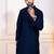 Blue color designer embroidery work ceremonial ethnic kurta payjama for men's
