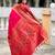 pink color paithani silk blend fabric  woven meenakari jacquard designer graceful wedding saree