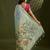 sky blue color paithani weaving designer muga cotton fabric ethnic partywear saree