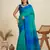 Rama khadi raw silk blend wevon pallu border ethnic festive wear saree