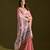 Pink color muga cotton designer ethnic partywear saree