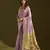 Lavender color muga cotton ethnic partywear saree