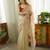 Beige color jimmy choo fabric stylish girlie saree