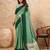 pista green color based fabric ethnic woven designer ceremonial saree