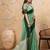 pista green color based fabric ethnic woven designer ceremonial saree
