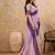 purple color based fabric ethnic woven designer ceremonial saree