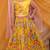 Cotton block printed lehenga set for girls