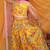 Cotton block printed lehenga set for girls