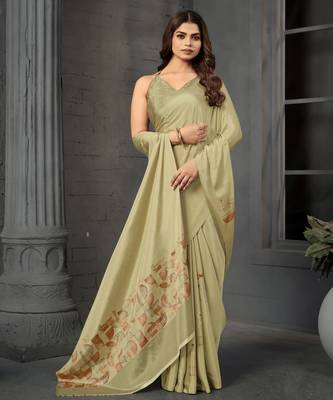 Pista malai crepe silk blend digital printed fancy partywear saree 1