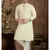 yellow jacqaurd silk brocade straight kurta pajama for men