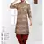 multi color printed banarasi silk straight dhoti kurta  for men