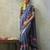 Blue color ethnic rich looks partywear saree