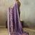 Purple color ethnic rich looks partywear saree