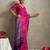 pink color rich looks designer bandhani printed elegant festive saree