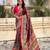 Pure viscose silk woven traditional saree