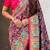 Pure viscose silk woven traditional saree