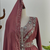 Maroon Embroidered Stitched Kaftan with Belt | Premium Party Wear for Women