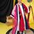 multicolor anarkali suit with matching dupatta for girls