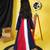 multicolor anarkali suit with matching dupatta for girls