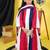 multicolor anarkali suit with matching dupatta for girls