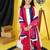 multicolor anarkali suit with matching dupatta for girls