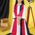 multicolor anarkali suit with matching dupatta for girls