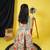 multicolor chanderi lehenga choli set with dupatta for girls