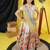 multicolor chanderi lehenga choli set with dupatta for girls