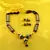 Micro Platted Moti Meenakari Polki Necklace With Earing