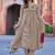 Women Mul Chanderi with thread work & Khatli Work Kurta With Trouser & With Dupatta