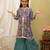 Cotton block printed sharara set for girls