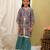 Cotton block printed sharara set for girls