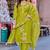Women Mul Chanderi with thread work & Khatli Work Kurta With Trouser & With Dupatta